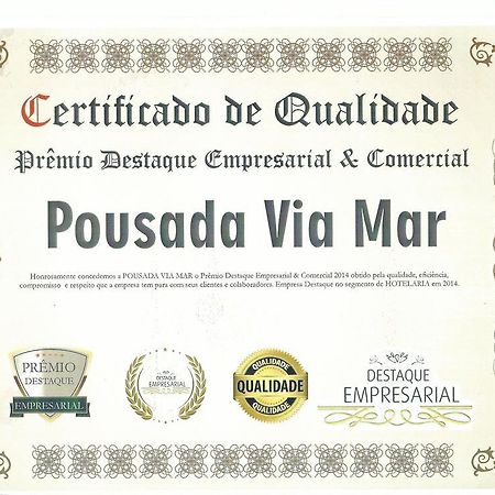 Hotel E Pousada Via Mar Itapocu Eksteriør billede